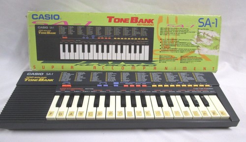 Casio SA-1 Electronic Keyboard 100 Sound Tone Bank Super Accompaniment