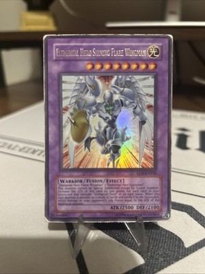 Yu-Gi-Oh! Elemental Hero Shining Flare Wingman TCG Card EEN-EN036 Ultra Rare