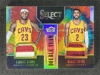 2014-15 Panini Select LeBron James/Kyrie Irving #4 Tie Dye Double Team Patch /25