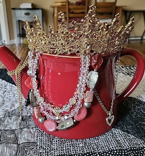 Jewelry Mixed Lot Wearable. In A Teapot. Vintage To Now.