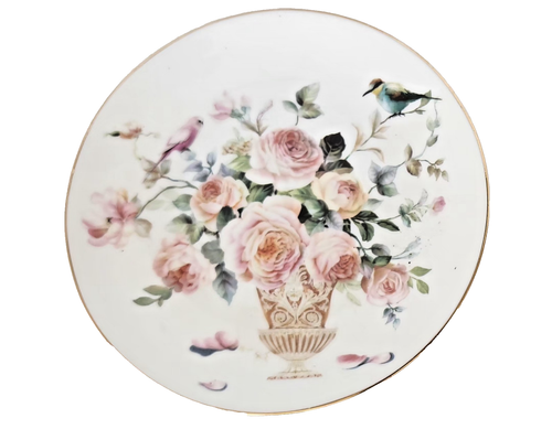 Grace Teaware Birds & Spring Roses Tea for One Teapot Cup & Saucer Set New - Picture 8 of 11