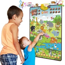 Just Smarty Zoo Animals Toddler Learning Toys Ages 3-6  Sounds Counting  Me...