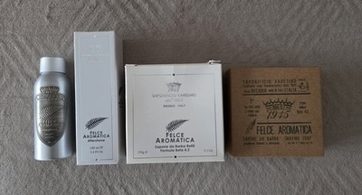Saponificio Varesino Felce Aromatica Rasierseife 150g + After  Shave 100ml Set