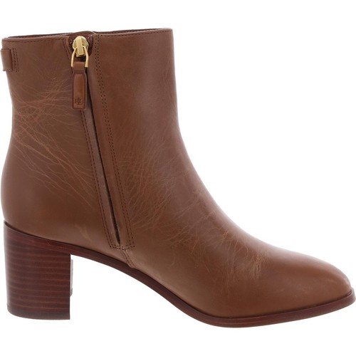 Lauren Ralph Lauren Womens Cassie Tan Booties Shoes 7.5 Medium (B,M) BHFO 6928 - Bild 2 von 2