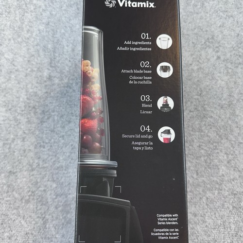 Vitamix VM0191 Blending Cups Starter Kit 2-20 Oz Ascent 2-Pack Smoothies NEW - Picture 2 of 10