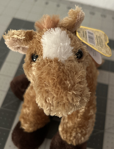 Aurora World Prancer Horse Soft Plush Toy 6.5" Brown Stuffed Animal tagged - Picture 18 of 20