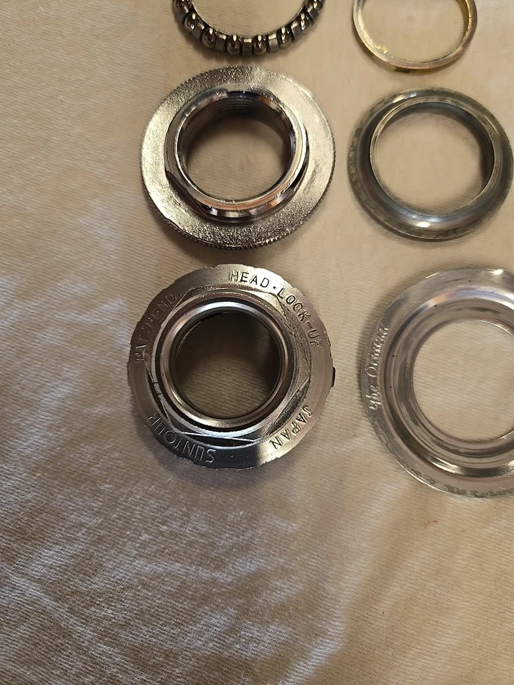 Auriculares completos Old School Suntour BMX con el B.S. original Falda de tierra 1982-83 Foto 2 de 4