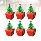 24 Pcs Christmas Paper Candy Boxes With Bells For Holiday Gift Treats