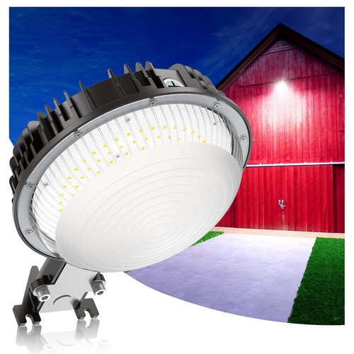 LED Barn Light 80W Dusk to Dawn with Photocell, Outdoor Yard Area Light 5000K - Picture 3 of 9