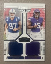 LAIATU LATI & DALLAS TURNER 2024 Panini Contenders Rookie Ticket Dual Patch