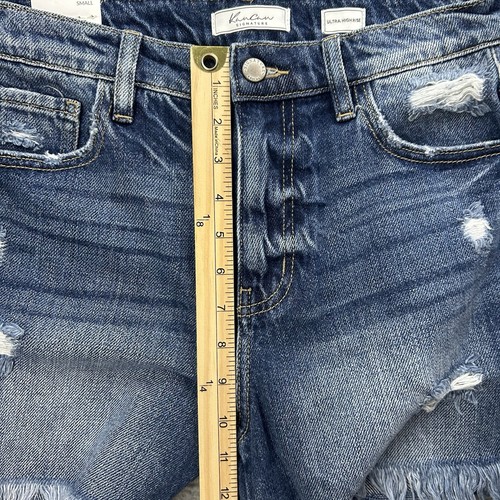 Jeans donna Kancan ultra high rise effetto invecchiato taglio taglia small misure 28x4 - Foto 6 di 6