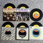 BEATLES 45 RPM VINYL LOT (6)  HELP YESTERDAY I FEEL FINE IF I FELL NOWHERE MAN +