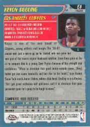 2001-02 Topps Chrome Refractors #51 Keyon Dooling - BSK - Picture 2 of 2