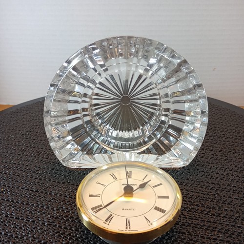 Vintage Staiger Mantle Clock with Cut Crystal Case and Quartz Movement W Germany - Picture 10 of 12