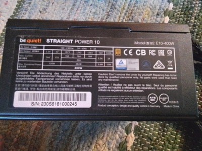 be quiet! Straight Power 10 E10-400W 400W ATX Modular Netzteil SATA PCI-E