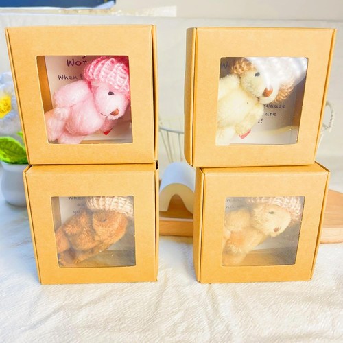 Worry Bear Hug in a Box, 1 Set Mini Worry Bear with Inspirational Card Gift 2025 - Picture 27 of 61