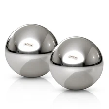 (2) 2-1/ Inch Chrome Steel Bearing Balls (G25 Precision-AISI 52100)