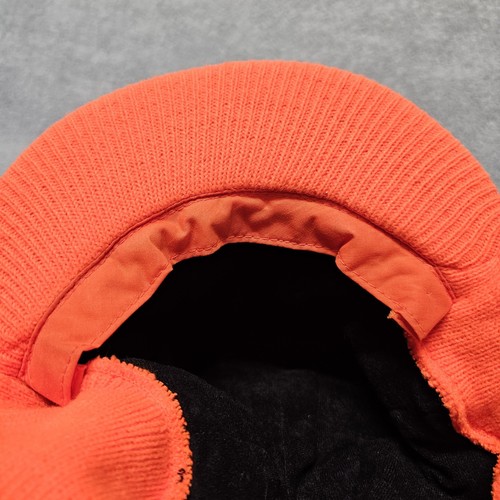Winter Hunting Cap Thinsulate Watch Cap Stocking With Bill OSFM Blaze Orange - Picture 17 of 18