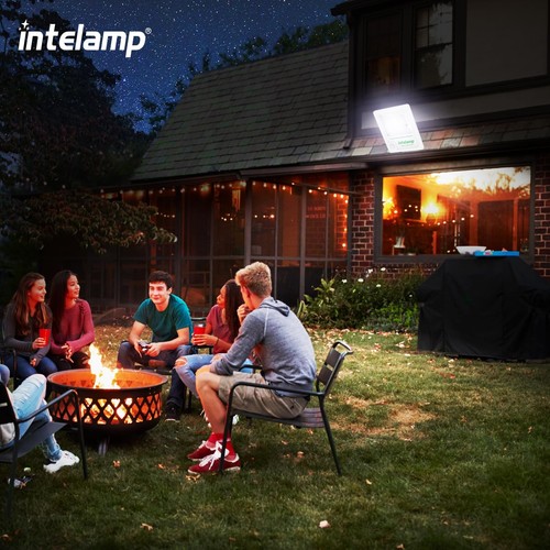Intelamp Solar Security Lights Outdoor Motion Sensor, Solar Light Flood Lights - Picture 6 of 9