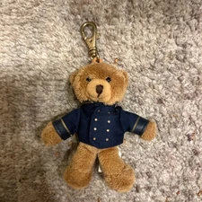 Ritz Paris Teddy Bear Keychain Souvenir Pre-owned Paris Hotel Gift