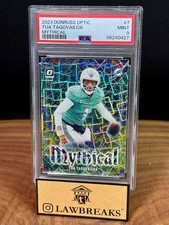 2023 Donruss Optic Tua Tagovailoa Mythical PSA MINT 9 Card No. 7