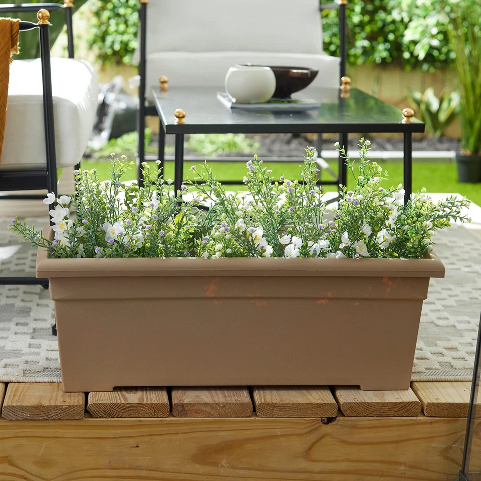 Maceta Romana 28" The HC Companies en piedra arenisca 28" Foto 3 de 4