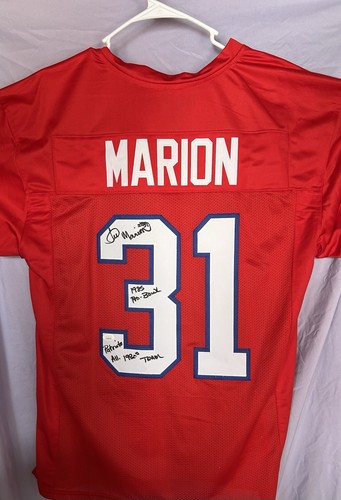 FRED MARION SIGNIERTES AUTO INDIVIDUELLES NEW ENGLAND PATRIOTS SIGNIERTES TRIKOT MIT JSA - Bild 6 von 10