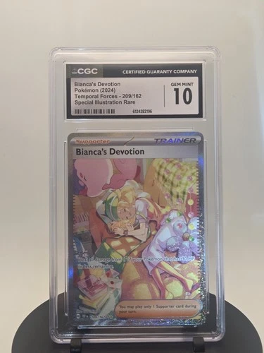 Bianca's Devotion 2024 - SV Temporal Forces 209/162 CGC 10 Gem Mint Pokemon