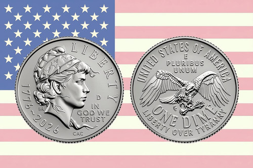 2026 Emerging Liberty Dime P&D Set Uncirculated Semiquincentennial 250th USA