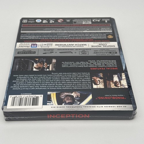 Inception (2010) 4K Ultra HD BestBuy Exclusive SteelBook ☆ULTRA RARE MINT A++☆ - Picture 11 of 23