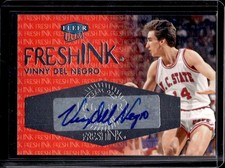 2012-13 Fleer Retro Vinny Del Negro 99 00 Ultra Fresh Ink Auto #UFI-VD