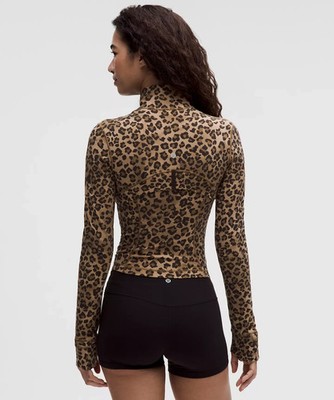 SHIPS TODAY LULULEMON Define Cropped Jacket Nulu True Leopard 0 2