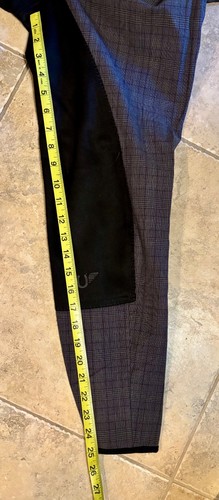 Tuff Rider - grau karierte Vollbesatzreithose - Gr. 32 - Bild 6 von 8