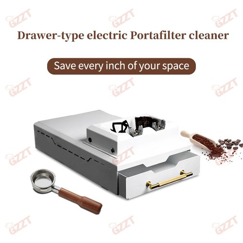 58MM Coffee Portafilter Cleaner Automatic Cleaner Espresso Tools Drawer Type - Bild 2 von 16