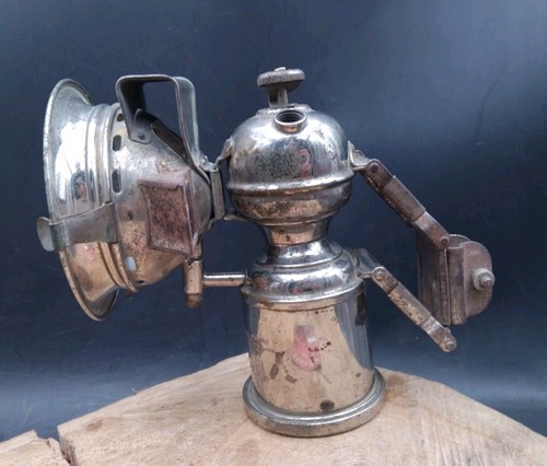 Ancienne lampe Carbure LUXOR Velo 1900 old bike Carbide lantern lamp PEUGEOT - Picture 6 of 16