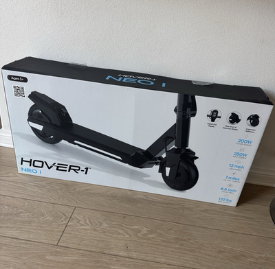 #ad #ad Hover 1 Neo I Electric Scooter Black 200W LCD Display Headlight Rear Brakes $125.00