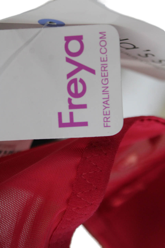 Reggiseno donna Freya con gancio e orlo in rete con ferretto risveglio rosa taglia 34D - Foto 6 di 6