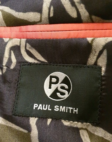 Traje PAUL SMITH Para Hombre Calce Ajustado Jkt 44 R Trs 38 Lana Púrpura PVP £1350 - Imagen 9 de 20
