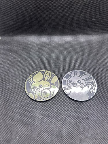 2 Pokemon TCG Official Coins - Pikachu Pawni - Picture 1 of 2