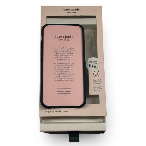 Kate Spade Apple iPhone 11 Pro Soft Touch Cell Phone Case Protective Designer - 第 3/3 張圖片