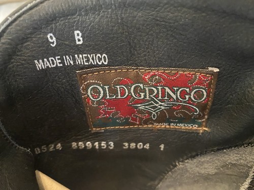 Old Gringo Mujer 6” PHIA Shortie Western Boot Gris/Plateado Talla 9 - Imagen 5 de 7