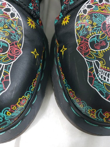 RARE! Dr. Martens 1460 Skull LIMITED EDITION Day of the Dead US 7M 8L *Read - Picture 16 of 16