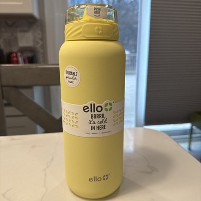 Ello Pop & Fill 32oz Stainless Steel Water Bottle with QuickFill Technology