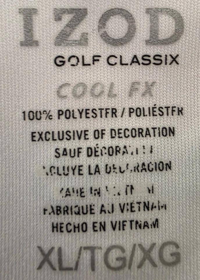 Camisa Top Blusa Izod Golf Mujer Talla XL X Grande Sin Mangas Cuello en V Foto 2 de 4