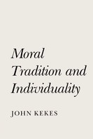 John Kekes | Moral Tradition And Individuality | Taschenbuch | Englisch (1991)