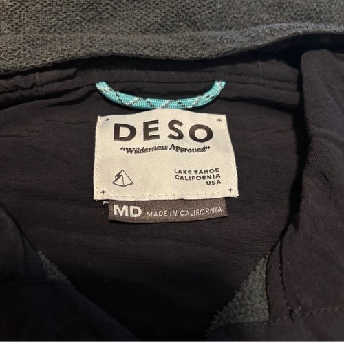 Deso Supply Herren Medium Ropi Patina Snap Hoodie Fleece gefüttert Kapuze Reißverschlusstasche - Bild 4 von 5