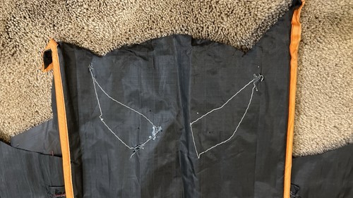 Halloween Bat Kite. 4’ 3” wide. Black, orange. Old or rustic. Read. More Kites! - Picture 11 of 15