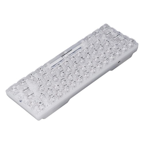 61 Keys Transparent Mechanical Keyboard Clear Keycap Wired Gaming Keyboard 19 CB - Bild 1 von 22