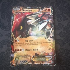 Pokemon TCG Groudon EX XY42 Ultra Rare Black Star Promo 