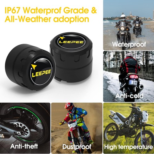 leepee Motorrad Reifendruckkontrollsystem und...  - Bild 3 von 7